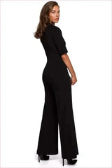Tie Front Jumpsuit Unique Style Fashion
