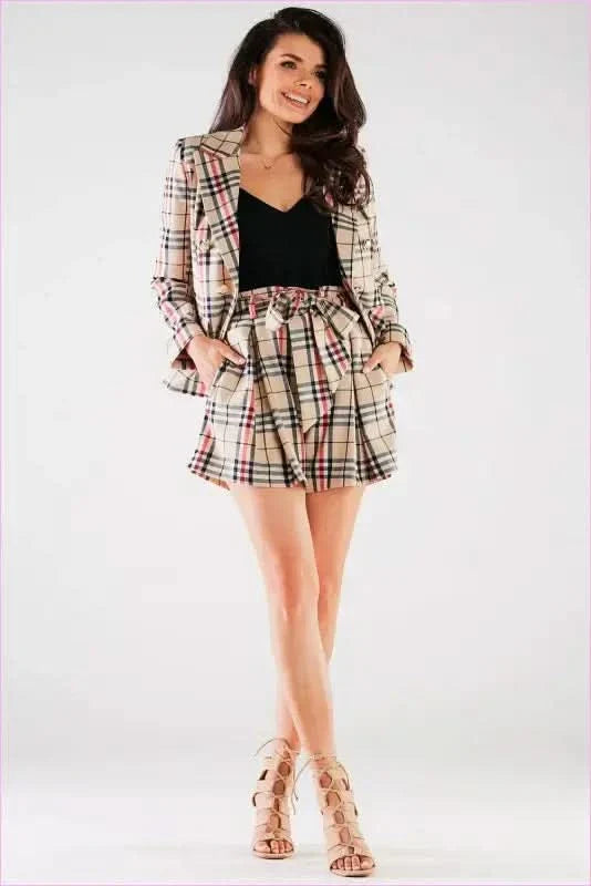 Tie Waist Shorts Unique Fashion Style