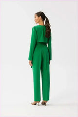 Unique Envelope Neck Jumpsuit Fashion Style