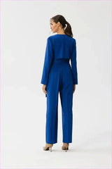 Unique Envelope Neck Jumpsuit Fashion Style