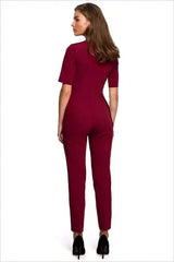 Unique Envelope Neck Jumpsuit Fashion Style
