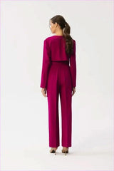 Unique Envelope Neck Jumpsuit Fashion Style