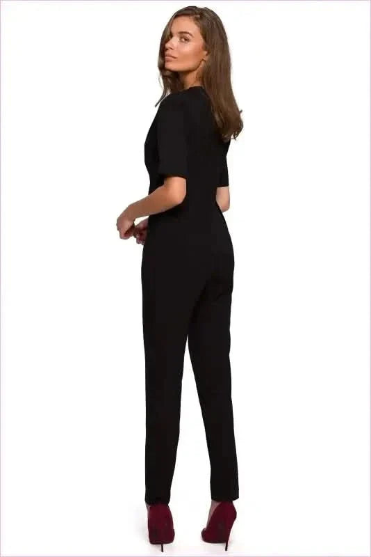 Unique Envelope Neck Jumpsuit Fashion Style