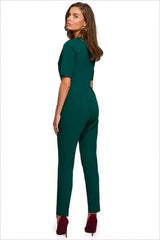 Unique Envelope Neck Jumpsuit Fashion Style