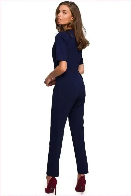 Unique Envelope Neck Jumpsuit Fashion Style