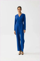 Unique Envelope Neck Jumpsuit Fashion Style