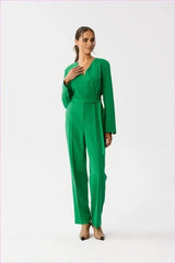 Unique Envelope Neck Jumpsuit Fashion Style
