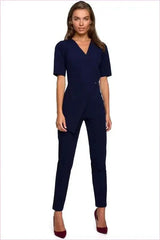 Unique Envelope Neck Jumpsuit Fashion Style