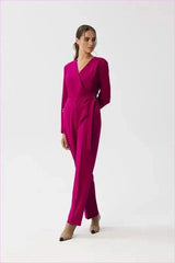 Unique Envelope Neck Jumpsuit Fashion Style