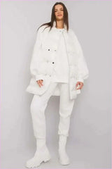 Unique Fashion Vest Sweatshirt and Pants Set