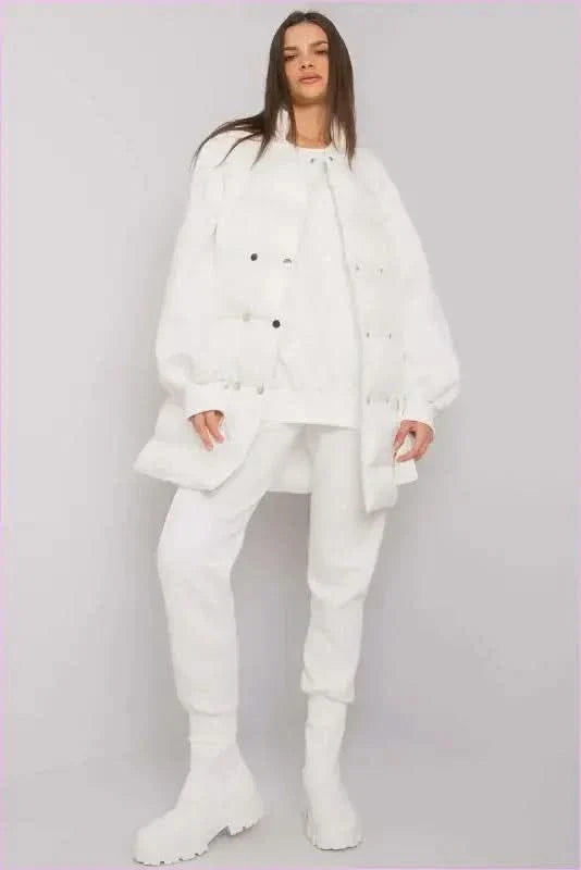 Unique Fashion Vest Sweatshirt and Pants Set