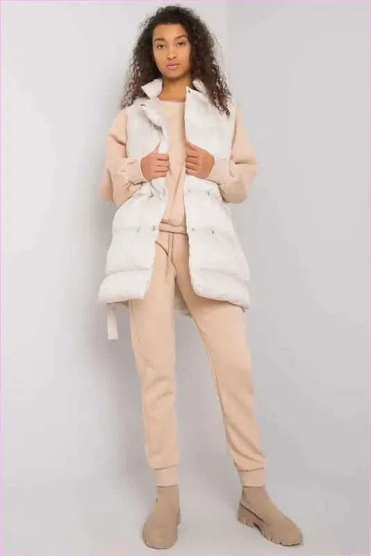 Unique Fashion Vest Sweatshirt and Pants Set