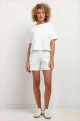 Unique High Waisted Fashion Shorts