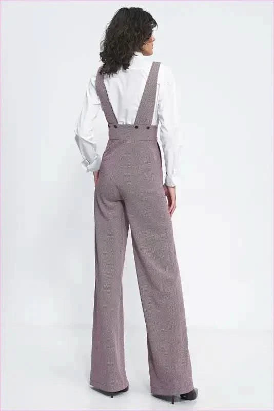 Unique High Waisted Jumpsuit Fashion Style
