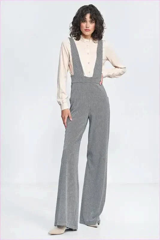 Unique High Waisted Jumpsuit Fashion Style