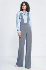 Unique High Waisted Jumpsuit Fashion Style