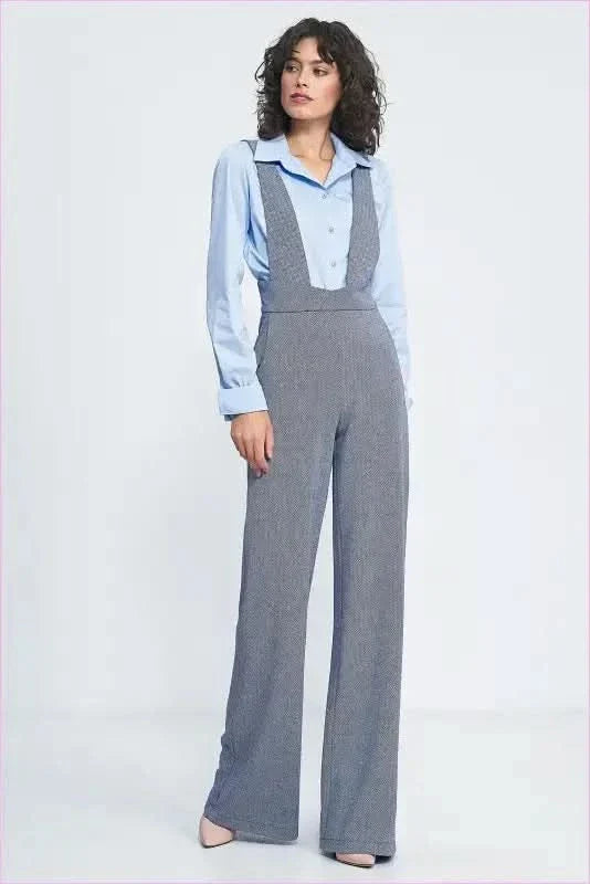 Unique High Waisted Jumpsuit Fashion Style