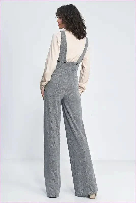 Unique High Waisted Jumpsuit Fashion Style