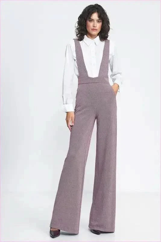 Unique High Waisted Jumpsuit Fashion Style