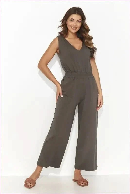 Unique Knit Jumpsuit for Women's Fashion Style