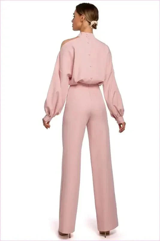 Unique one Shoulder Jumpsuit Fashion Style