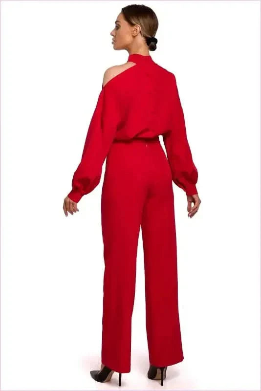 Unique one Shoulder Jumpsuit Fashion Style