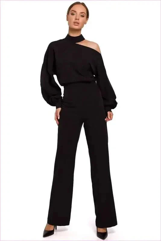 Unique one Shoulder Jumpsuit Fashion Style