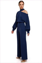 Unique one Shoulder Jumpsuit Fashion Style