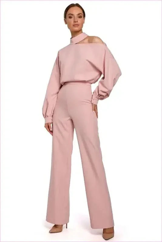 Unique one Shoulder Jumpsuit Fashion Style