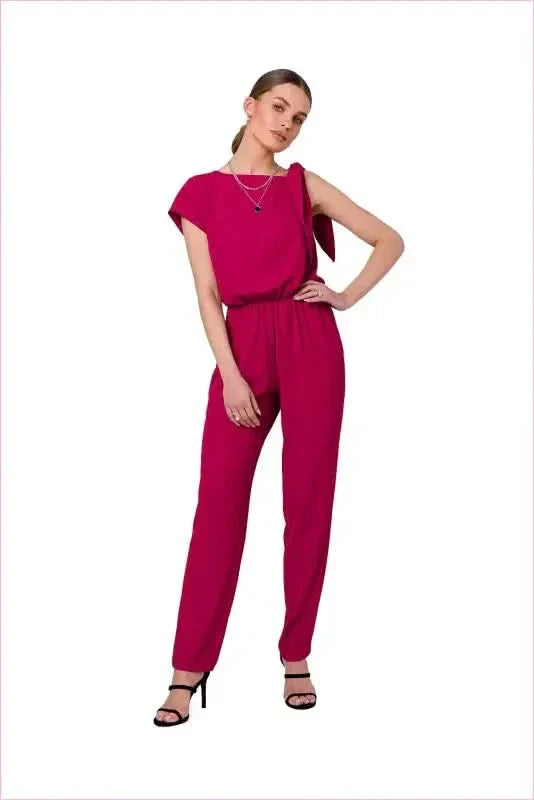 Unique one Shoulder Jumpsuit Fashion Style
