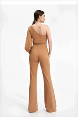 Unique one Sleeve Jumpsuit Fashion Style
