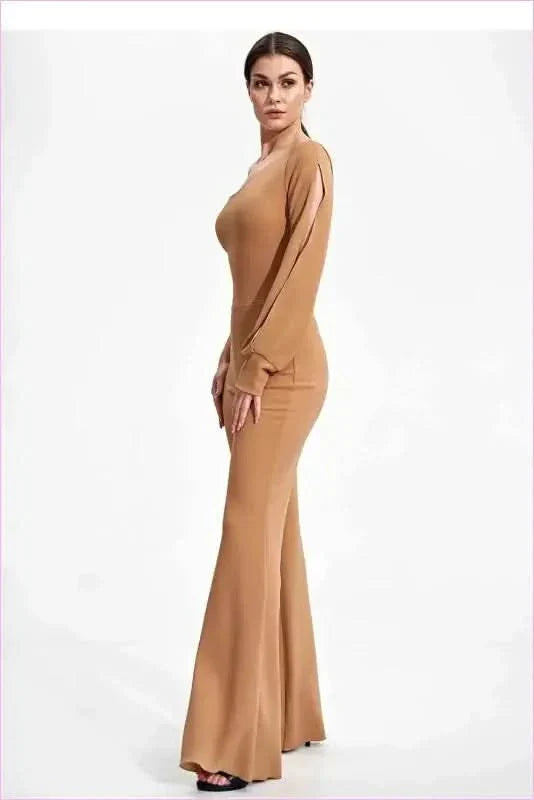 Unique one Sleeve Jumpsuit Fashion Style