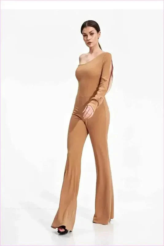 Unique one Sleeve Jumpsuit Fashion Style
