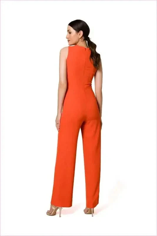 Unique Open Shoulder Jumpsuit Fashion Style
