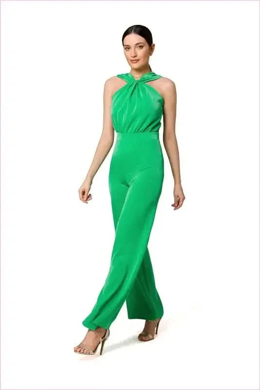 Unique Open Shoulder Jumpsuit Fashion Style