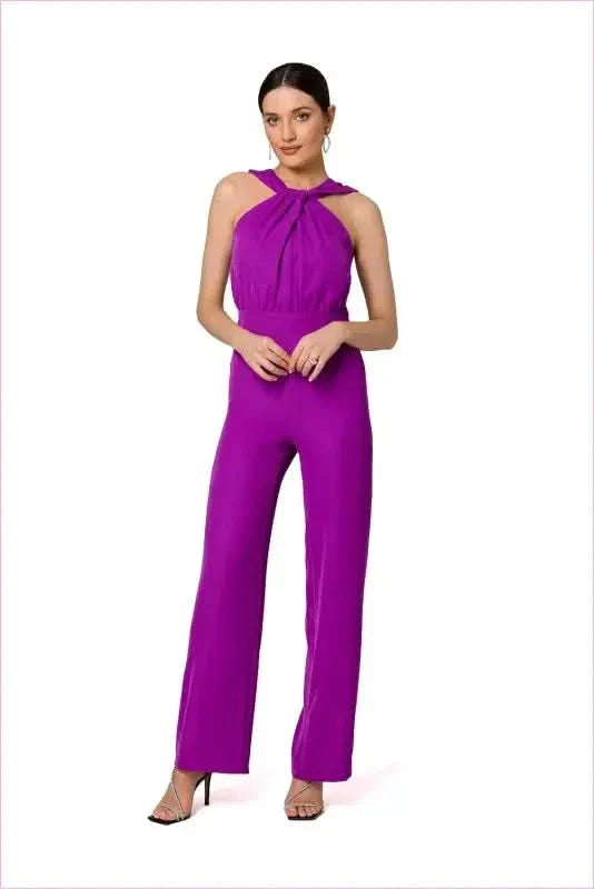 Unique Open Shoulder Jumpsuit Fashion Style