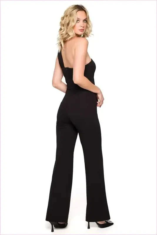 Unique Sash Jumpsuit Fashion Style