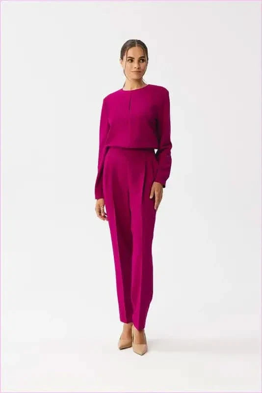Unique Slit Neck Fashion Jumpsuit