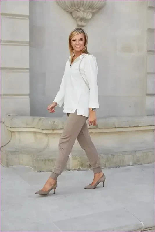 Unique Style Knit Pants for Women's Fashion