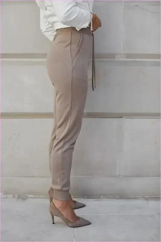 Unique Style Knit Pants for Women's Fashion