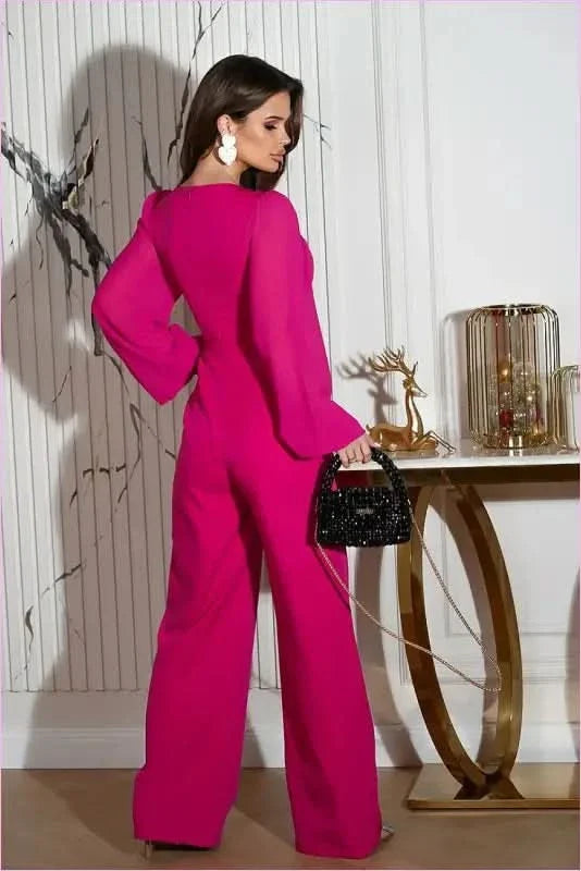 Unique Wide Leg Jumpsuit Fashion Style