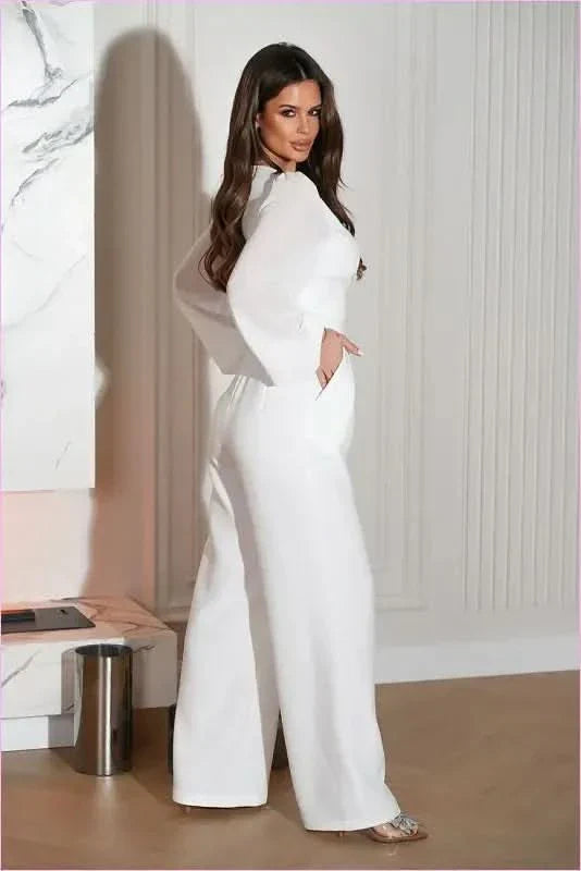 Unique Wide Leg Jumpsuit Fashion Style