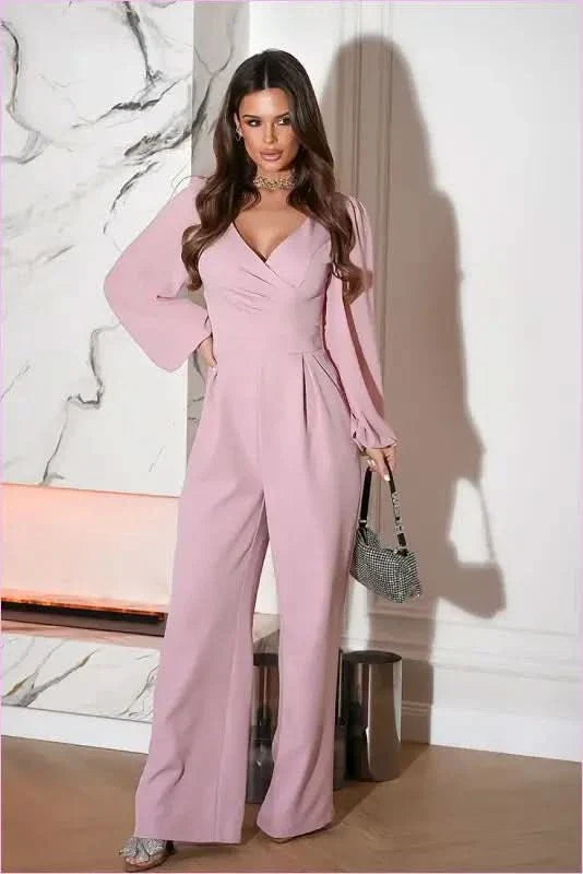 Unique Wide Leg Jumpsuit Fashion Style