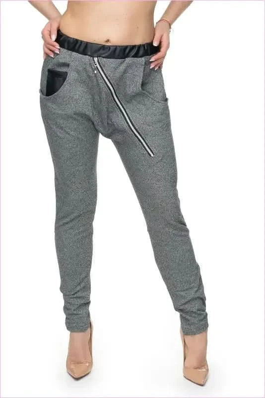 Unique Zipper Trousers Style Fashion