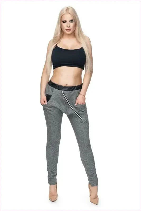 Unique Zipper Trousers Style Fashion