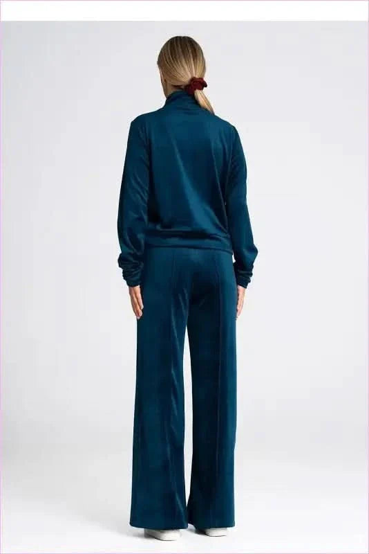 Velour Bell Bottoms Women's Fashion Style