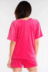 Velour Shorts Comfortable Style Polish Fashion