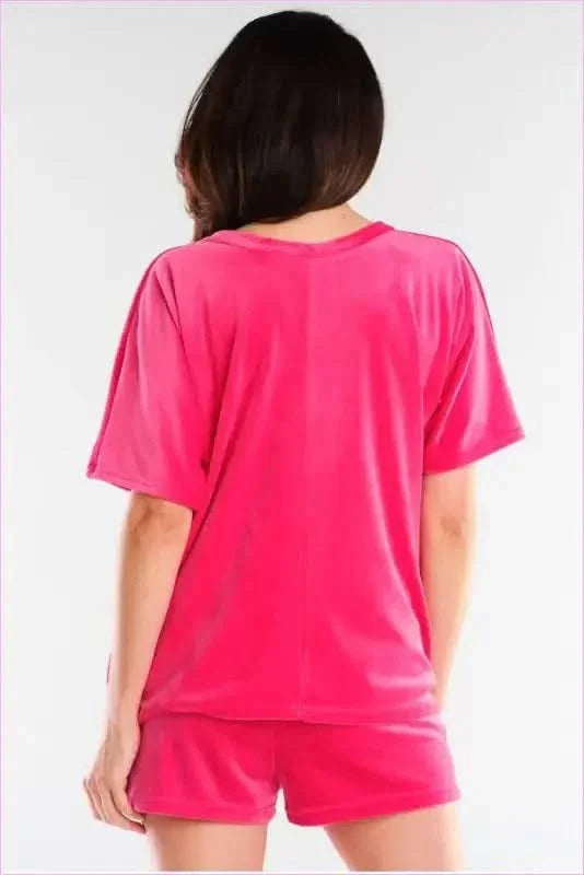 Velour Shorts Comfortable Style Polish Fashion
