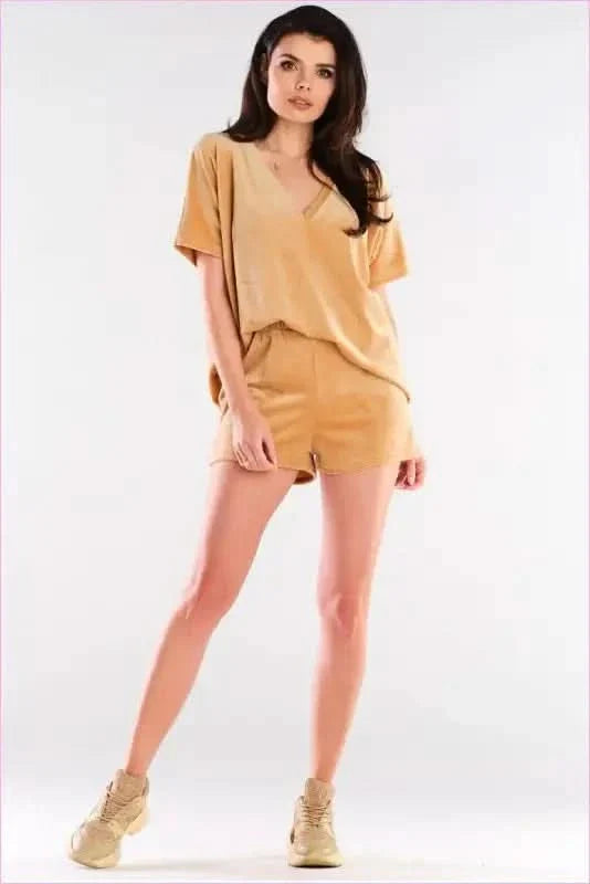 Velour Shorts Polish Fashion Style