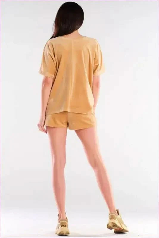 Velour Shorts Polish Fashion Style